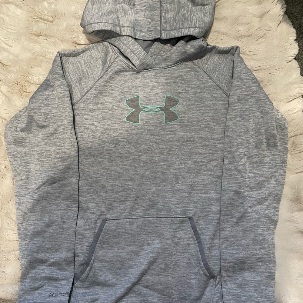 Under Armour Sweatshirt, Gray Size Medium